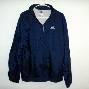 Adidas Lined Windbreaker, Size L, Measures 48" C
